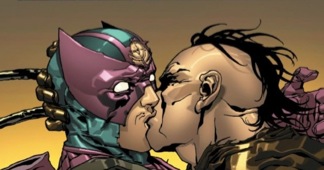 Hawkeye Daken Kiss